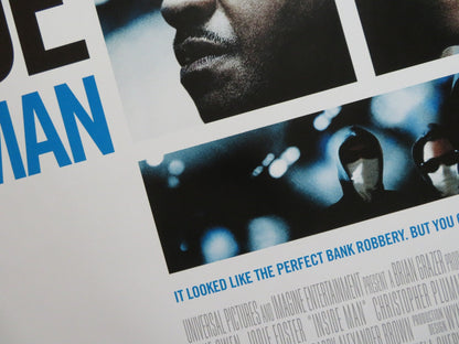 INSIDE MAN UK QUAD (30"x 40") ROLLED POSTER DENZEL WASHINGTON CLIVE OWEN 2006 Rendezvous Cinema Movie posters