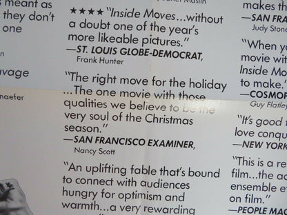 INSIDE MOVES US ONE SHEET POSTER JOHN SAVAGE DAVIS MORSE 1980 Movie posters