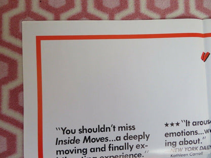 INSIDE MOVES US ONE SHEET POSTER JOHN SAVAGE DAVIS MORSE 1980 Movie posters