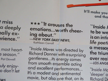 INSIDE MOVES US ONE SHEET POSTER JOHN SAVAGE DAVIS MORSE 1980 Movie posters