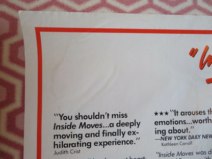 INSIDE MOVES US ONE SHEET ROLLED POSTER JOHN SAVAGE 1980 Movie posters