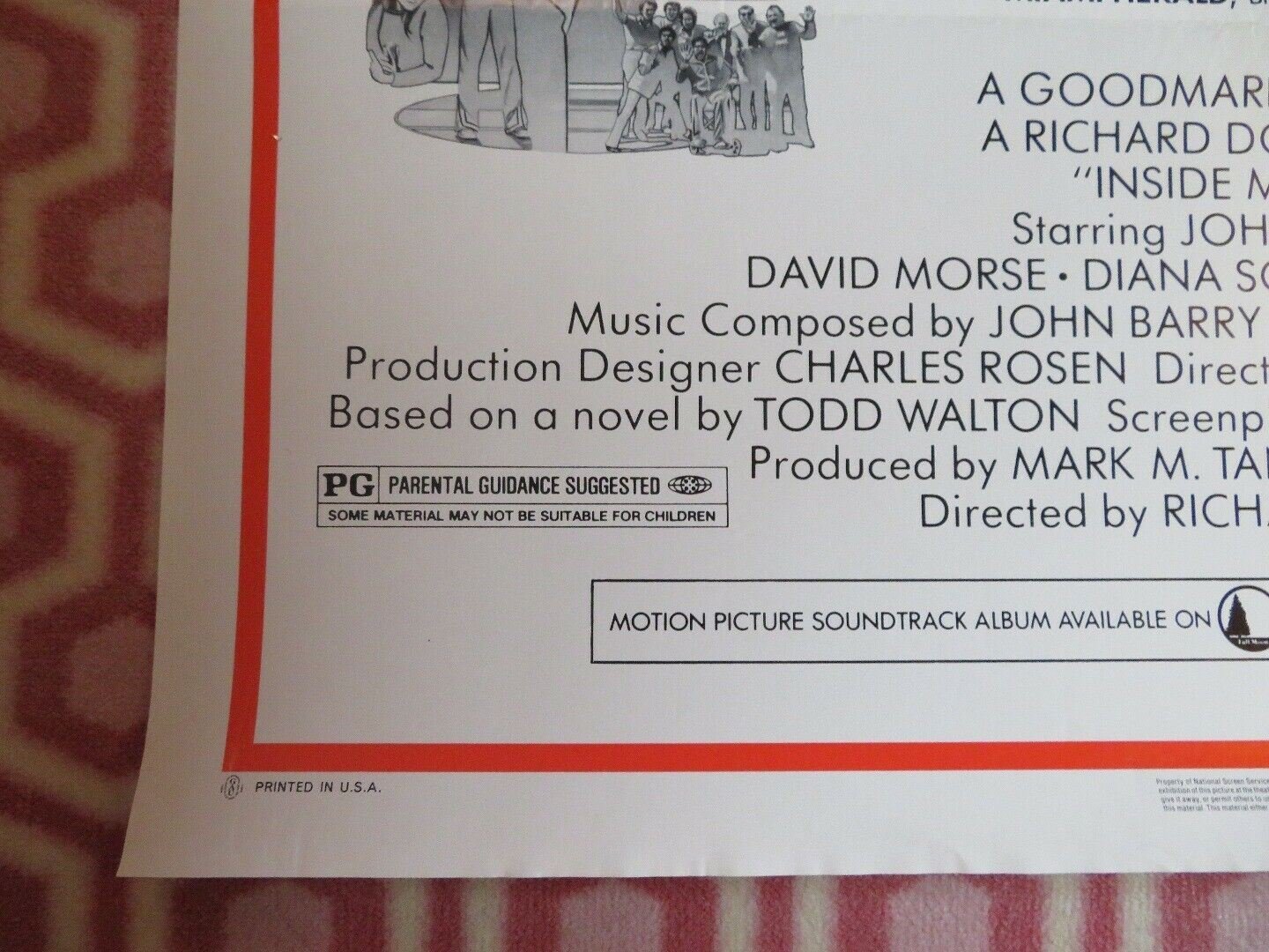 INSIDE MOVES US ONE SHEET ROLLED POSTER JOHN SAVAGE 1980 Movie posters