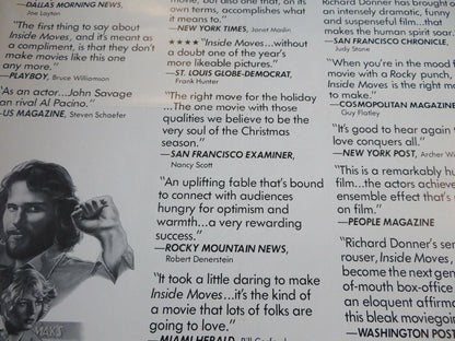 INSIDE MOVES US ONE SHEET ROLLED POSTER JOHN SAVAGE 1980 Movie posters