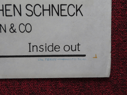 INSIDE OUT FOLDED ARGENTINA ONE SHEET POSTER TELLY SAVALAS JAMES MASON 1975 Rendezvous Cinema Movie posters