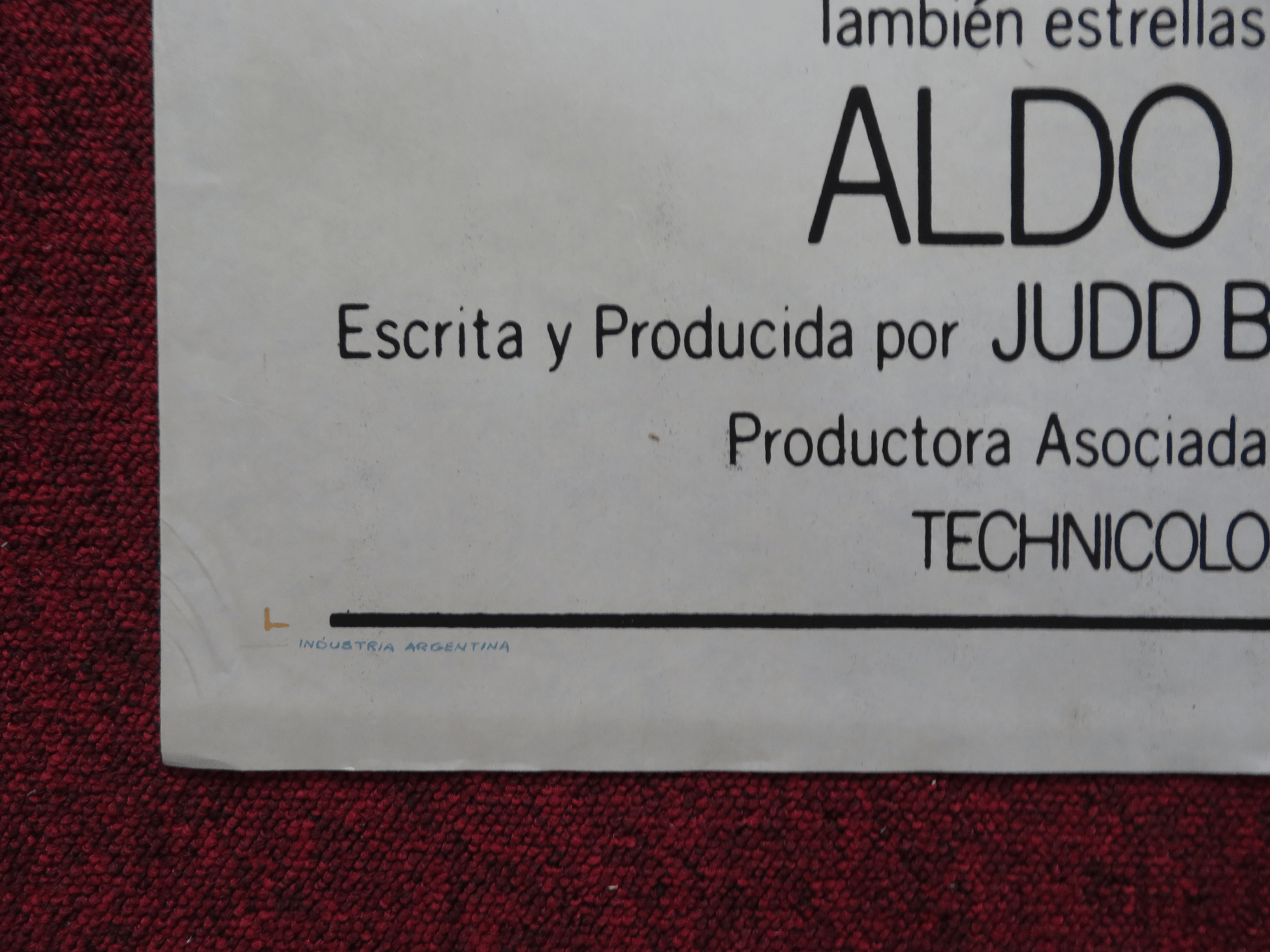 INSIDE OUT FOLDED ARGENTINA ONE SHEET POSTER TELLY SAVALAS JAMES MASON 1975 Rendezvous Cinema Movie posters