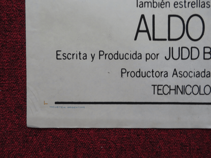 INSIDE OUT FOLDED ARGENTINA ONE SHEET POSTER TELLY SAVALAS JAMES MASON 1975 Rendezvous Cinema Movie posters