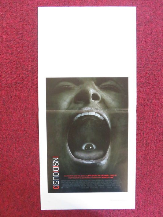 INSIDIOUS: CHAPTER 3 ITALIAN LOCANDINA POSTER DERMOT MULRONEY S. SCOTT 2015 Rendezvous Cinema Movie posters