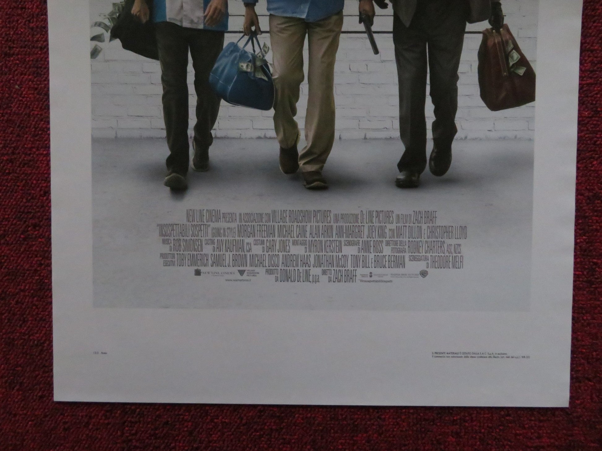 INSOSPETTABILI SOSPETTI ITALIAN LOCANDINA POSTER MORGAN FREEMAN MICHAEL CAINE Rendezvous Cinema Movie posters