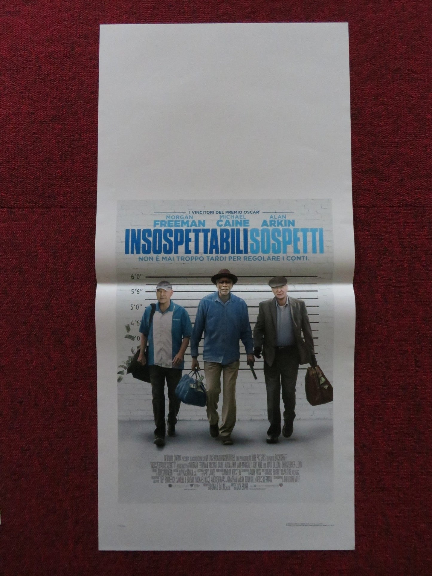INSOSPETTABILI SOSPETTI ITALIAN LOCANDINA POSTER MORGAN FREEMAN MICHAEL CAINE Rendezvous Cinema Movie posters