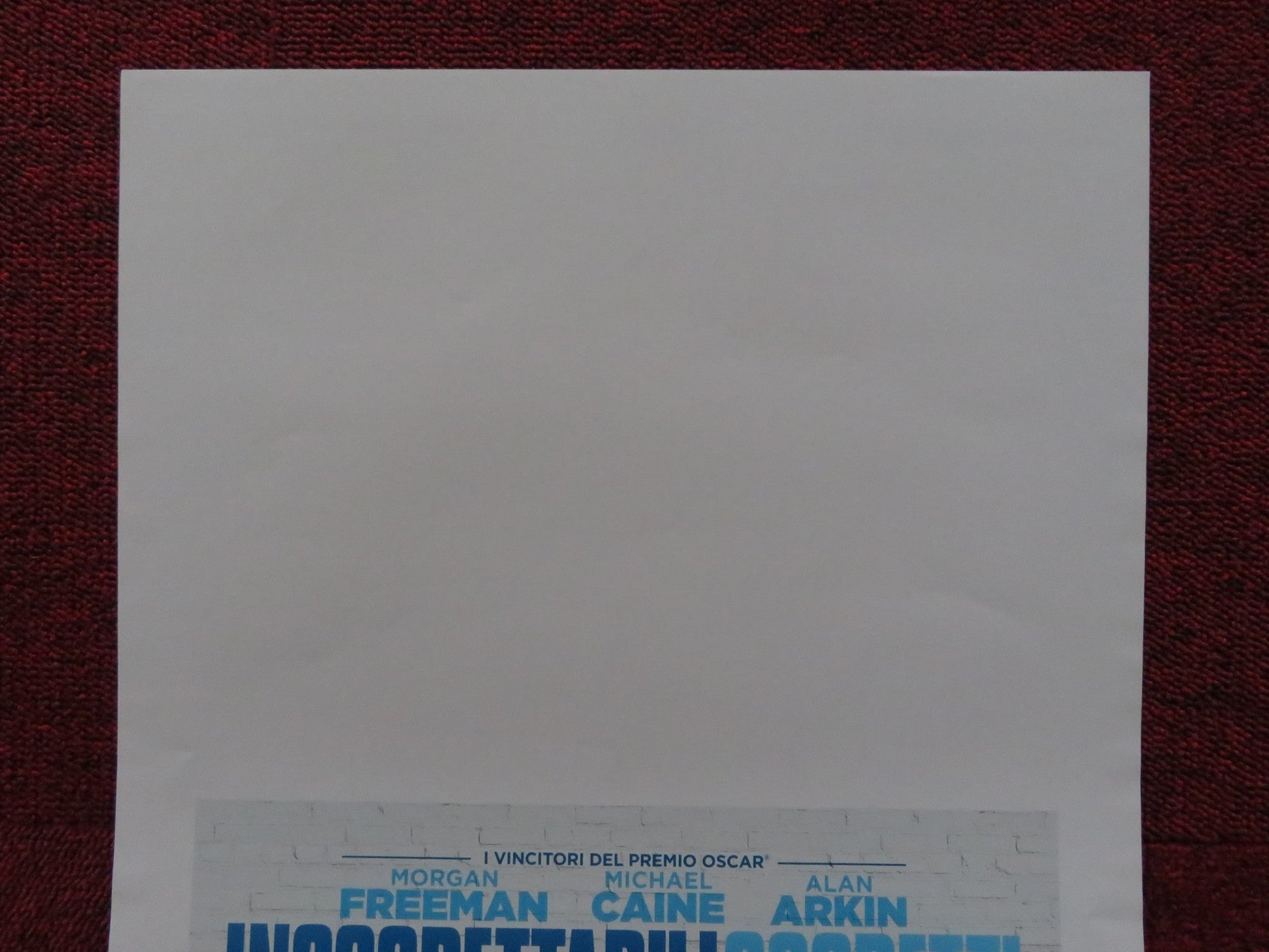 INSOSPETTABILI SOSPETTI ITALIAN LOCANDINA POSTER MORGAN FREEMAN MICHAEL CAINE Rendezvous Cinema Movie posters