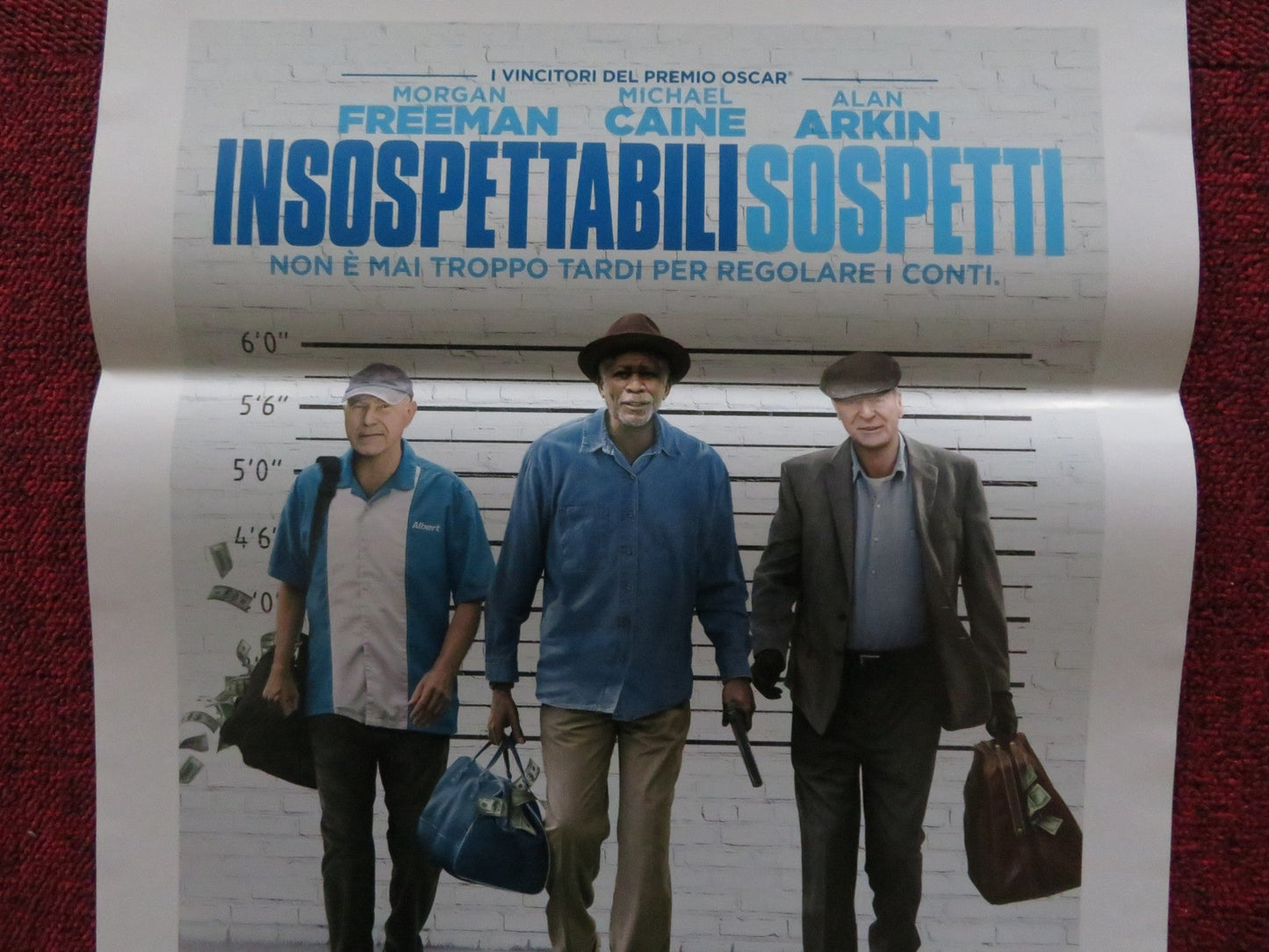 INSOSPETTABILI SOSPETTI ITALIAN LOCANDINA POSTER MORGAN FREEMAN MICHAEL CAINE Rendezvous Cinema Movie posters