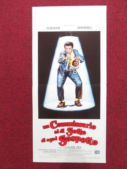 INSPECTOR BLUNDER ITALIAN LOCANDINA POSTER COLUCHE GERARD DEPARDIEU 1982 Rendezvous Cinema Movie posters