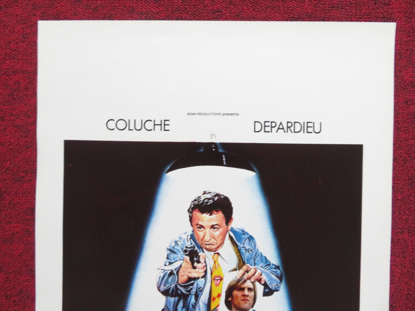 INSPECTOR BLUNDER ITALIAN LOCANDINA POSTER COLUCHE GERARD DEPARDIEU 1982 Rendezvous Cinema Movie posters