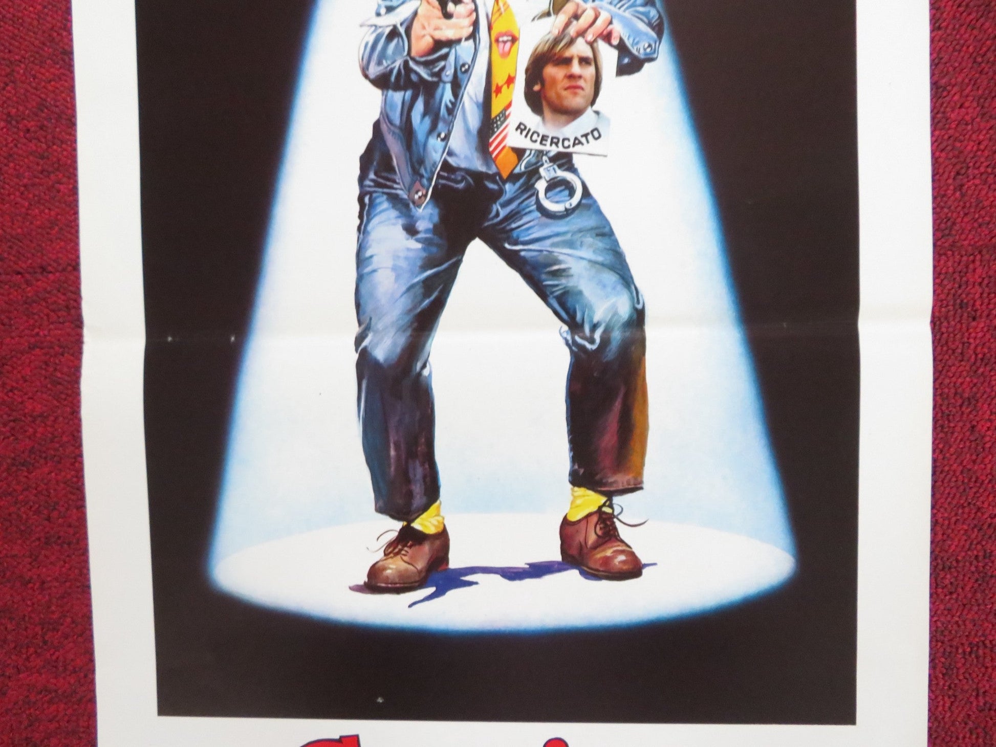 INSPECTOR BLUNDER ITALIAN LOCANDINA POSTER COLUCHE GERARD DEPARDIEU 1982 Rendezvous Cinema Movie posters