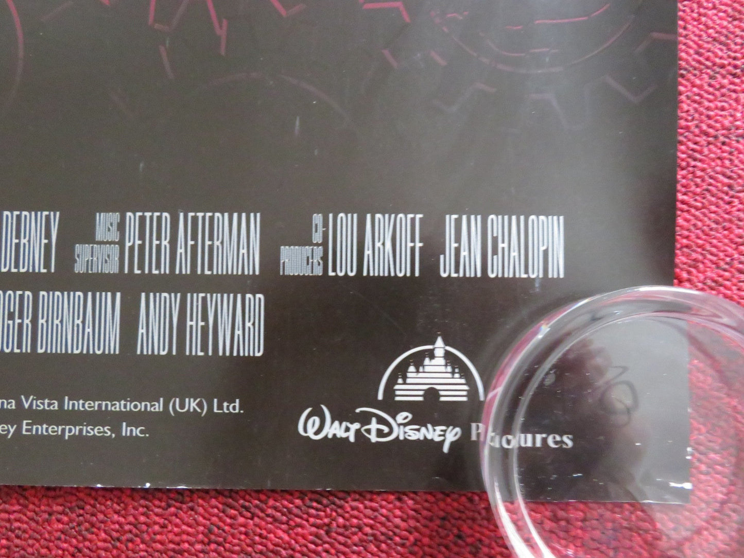 INSPECTOR GADGET UK QUAD (30"x 40") ROLLED POSTER DISNEY BRODERICK 1999 Rendezvous Cinema Movie posters