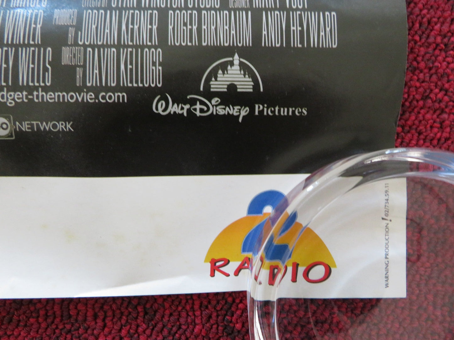 INSPECTOR GADGET VHS VIDEO POSTER DISNEY MATTHEW BRODERICK RUPERT EVERETT 1999 Rendezvous Cinema Movie posters