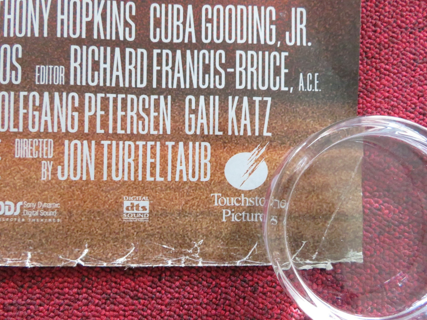 INSTINCT UK QUAD ROLLED POSTER ANTHONY HOPKINS CUBA GOODING JR. 1999 Rendezvous Cinema Movie posters