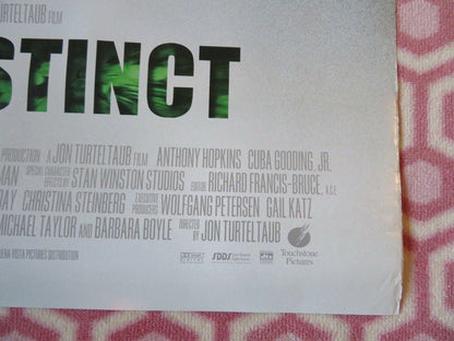INSTINCT US ONE SHEET ROLLED POSTER ANTHONY HOPKINS CUBA GODING JR. Movie posters