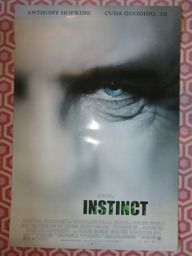 INSTINCT US ONE SHEET ROLLED POSTER ANTHONY HOPKINS CUBA GODING JR. Movie posters