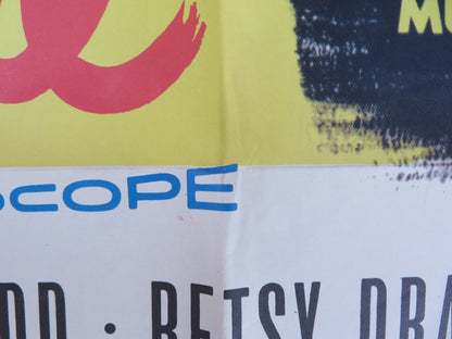 INTENT TO KILL FOLDED US ONE SHEET POSTER RICHARD TODD BETSY DRAKE 1958 Rendezvous Cinema Movie posters