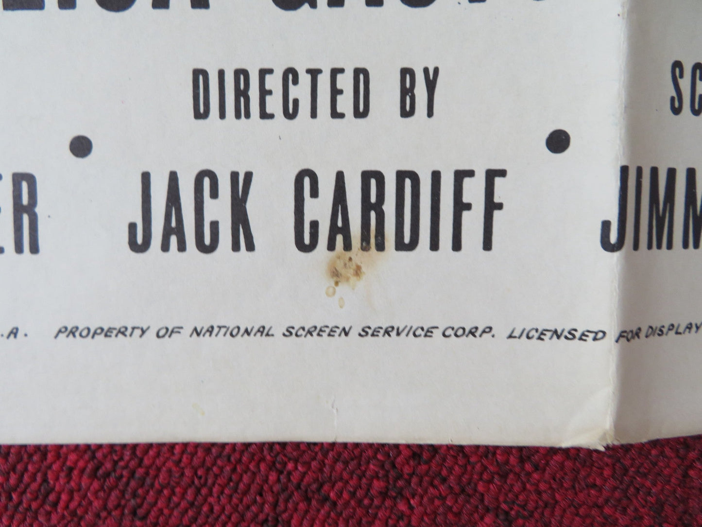 INTENT TO KILL FOLDED US ONE SHEET POSTER RICHARD TODD BETSY DRAKE 1958 Rendezvous Cinema Movie posters