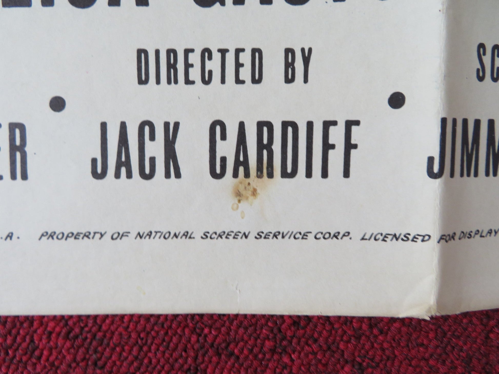 INTENT TO KILL FOLDED US ONE SHEET POSTER RICHARD TODD BETSY DRAKE 1958 Rendezvous Cinema Movie posters