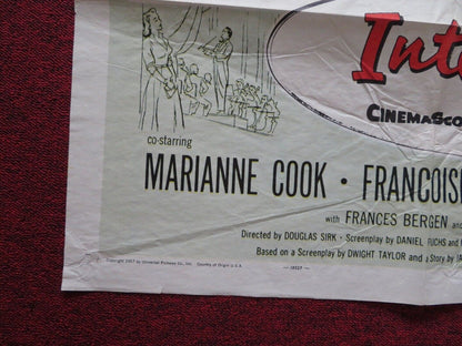 INTERLUDE FOLDED US ONE SHEET POSTER JUNE ALLYSON ROSSANO BRAZZI 1957 - Rendezvous Cinema
