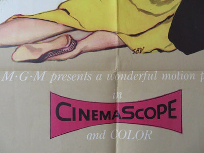 INTERRUPTED MELODY FOLDED US ONE SHEET POSTER GLENN FORD ELEANOR PARKER 1955 Movie posters