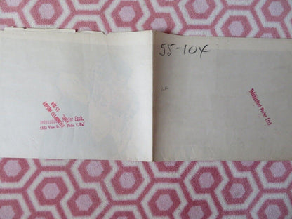 INTERRUPTED MELODY FOLDED US ONE SHEET POSTER GLENN FORD ELEANOR PARKER 1955 Movie posters