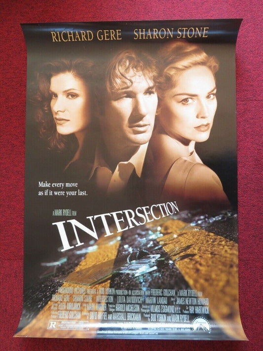 INTERSECTION US ONE SHEET ROLLED POSTER RICHARD GERE SHARON STONE 1994 Movie posters