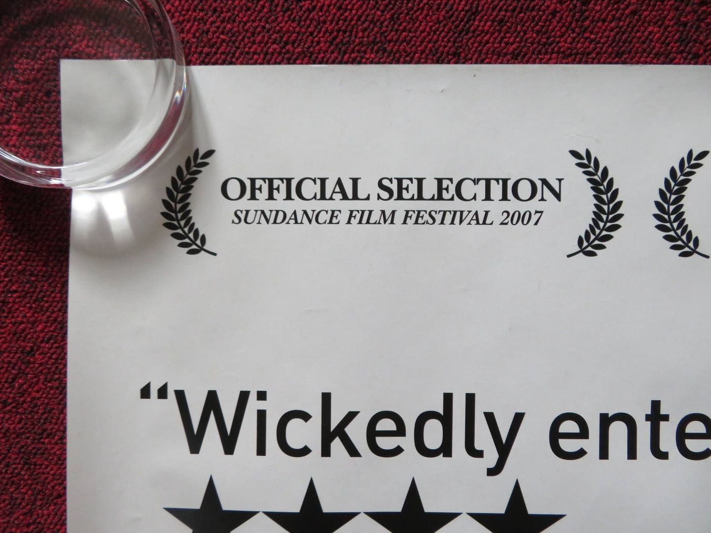 INTERVIEW UK QUAD ROLLED POSTER SIENNA MILLER STEVE BUSCEMI 2007 Rendezvous Cinema Movie posters