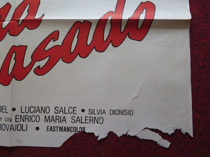 INTIMACY FOLDED ARGENTINA ONE SHEET POSTER ROSSANA PODESTA LANDO BUZZANCA 1970 - Rendezvous Cinema