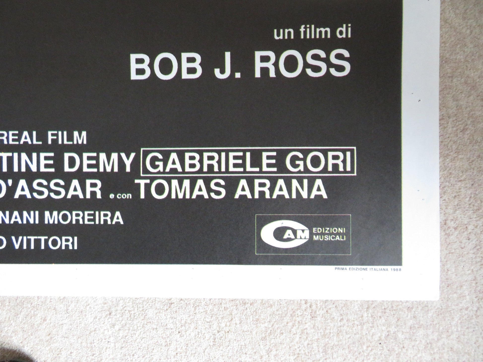 INTIMACY ITALIAN 2 FOGLIO POSTER EVA GRIMALDI LEONARDO TREVIGLIO 1988 Rendezvous Cinema Movie posters
