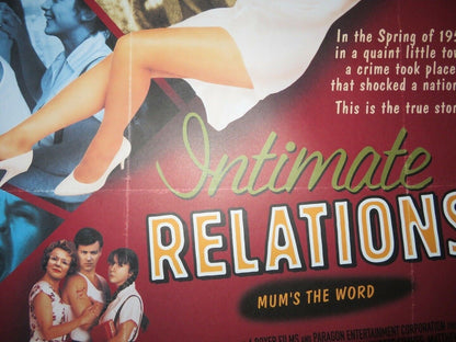 INTIMATE RELATIONS US ONE SHEET ROLLED POSTER JULIE WALTERS 1996 Rendezvous Cinema Movie posters