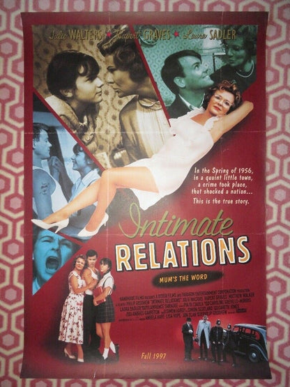 INTIMATE RELATIONS US ONE SHEET ROLLED POSTER JULIE WALTERS 1996 Rendezvous Cinema Movie posters