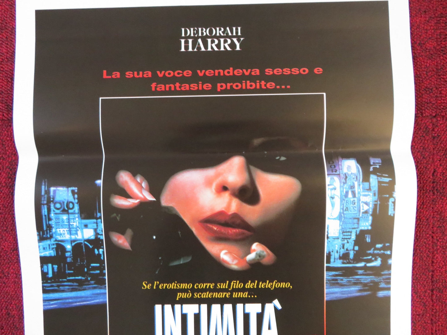 INTIMATE STRANGER ITALIAN LOCANDINA POSTER DEBORAH HARRY JAMES RUSSO 1992 Rendezvous Cinema Movie posters