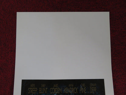 INTO THE WOODS ITALIAN LOCANDINA (27.5"x13") POSTER DISNEY MERYL STREEP 2014 Movie posters