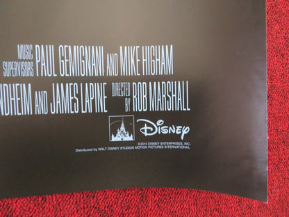 INTO THE WOODS UK QUAD (30"x 40") ROLLED POSTER DISNEY M. STREEP E. BLUNT 2014 Rendezvous Cinema Movie posters