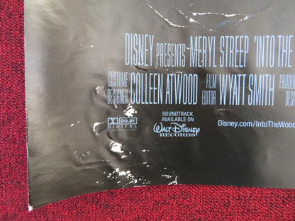 INTO THE WOODS UK QUAD (30"x 40") ROLLED POSTER DISNEY M. STREEP E. BLUNT 2014 Rendezvous Cinema Movie posters
