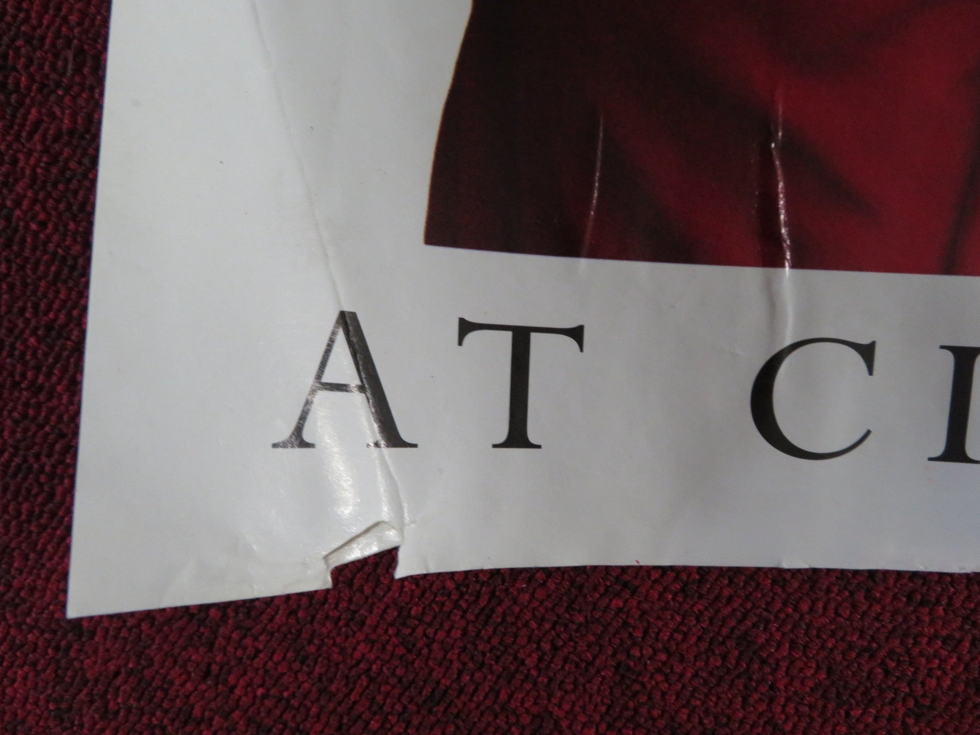 INTOLERABLE CRUELTY UK QUAD (30"x 40") ROLLED POSTER GEORGE CLOONEY 2003 Rendezvous Cinema Movie posters