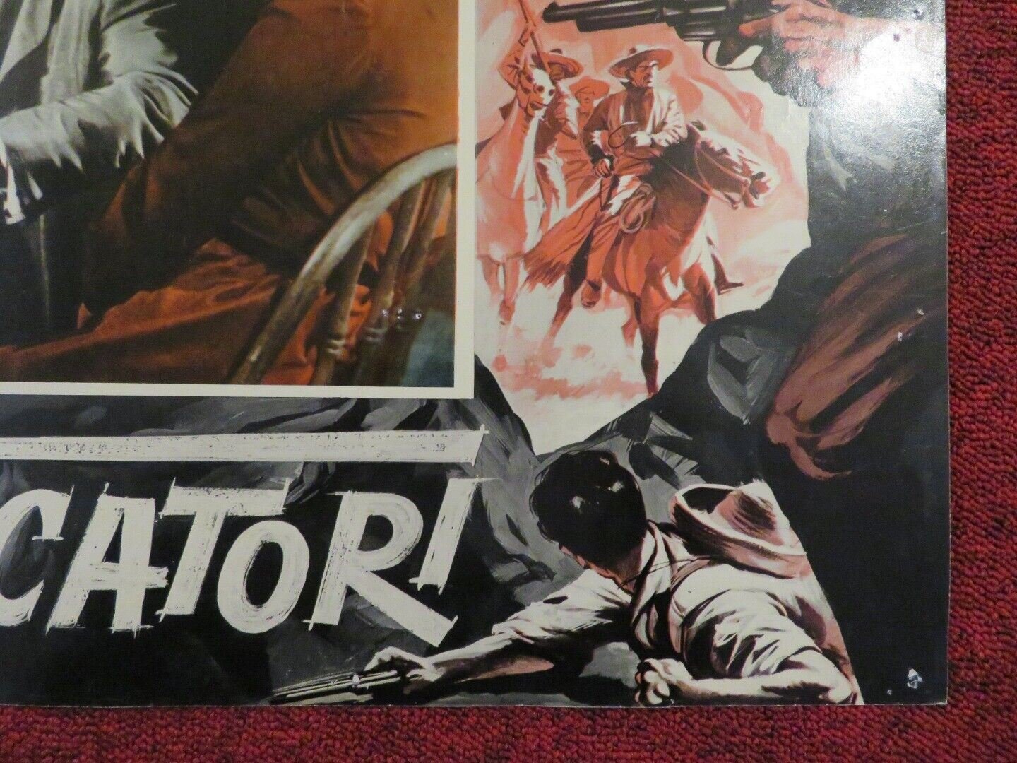 INTREPIDI VENDICATOR / THE FIGHTER ITALIAN FOTOBUSTA POSTER RICHARD CONTE 1952 Movie posters