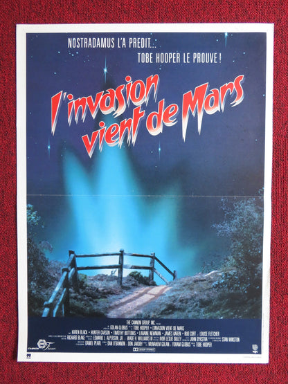 INVADERS FROM MARS FRENCH POSTER CANNON KAREN BLACK 1986 Rendezvous Cinema Movie posters