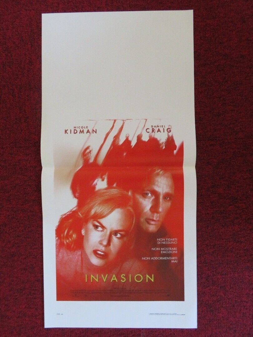 INVASION ITALIAN LOCANDINA (27.5"x13") POSTER DANIEL CRAIG NICOLE KIDMAN 2007 Movie posters