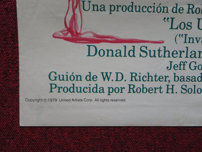 INVASION OF THE BODY SNATCHERS SPANISH POSTER SUTHERLAND NIMOY GOLDBLUM 1978 Rendezvous Cinema Movie posters