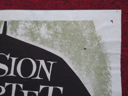 INVASION QUARTET FOLDED US ONE SHEET POSTER BILL TRAVERS SPIKE MILLIGAN 1961 - Rendezvous Cinema