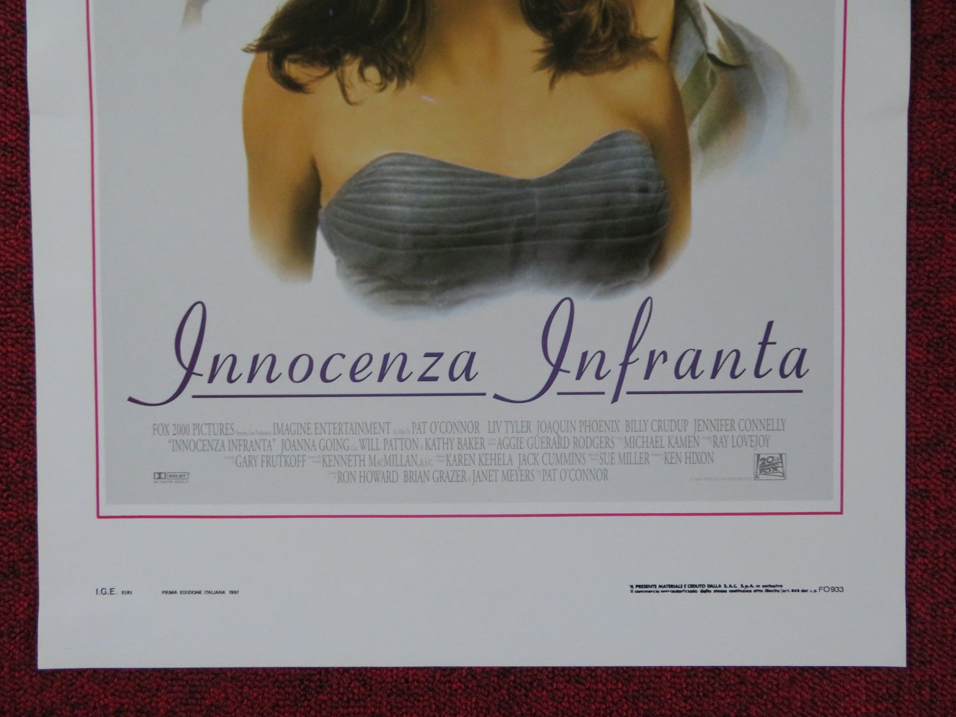 INVENTING THE ABBOTTS ITALIAN LOCANDINA POSTER LIV TYLER JOAQUIN PHOENIX 1997 Rendezvous Cinema Movie posters