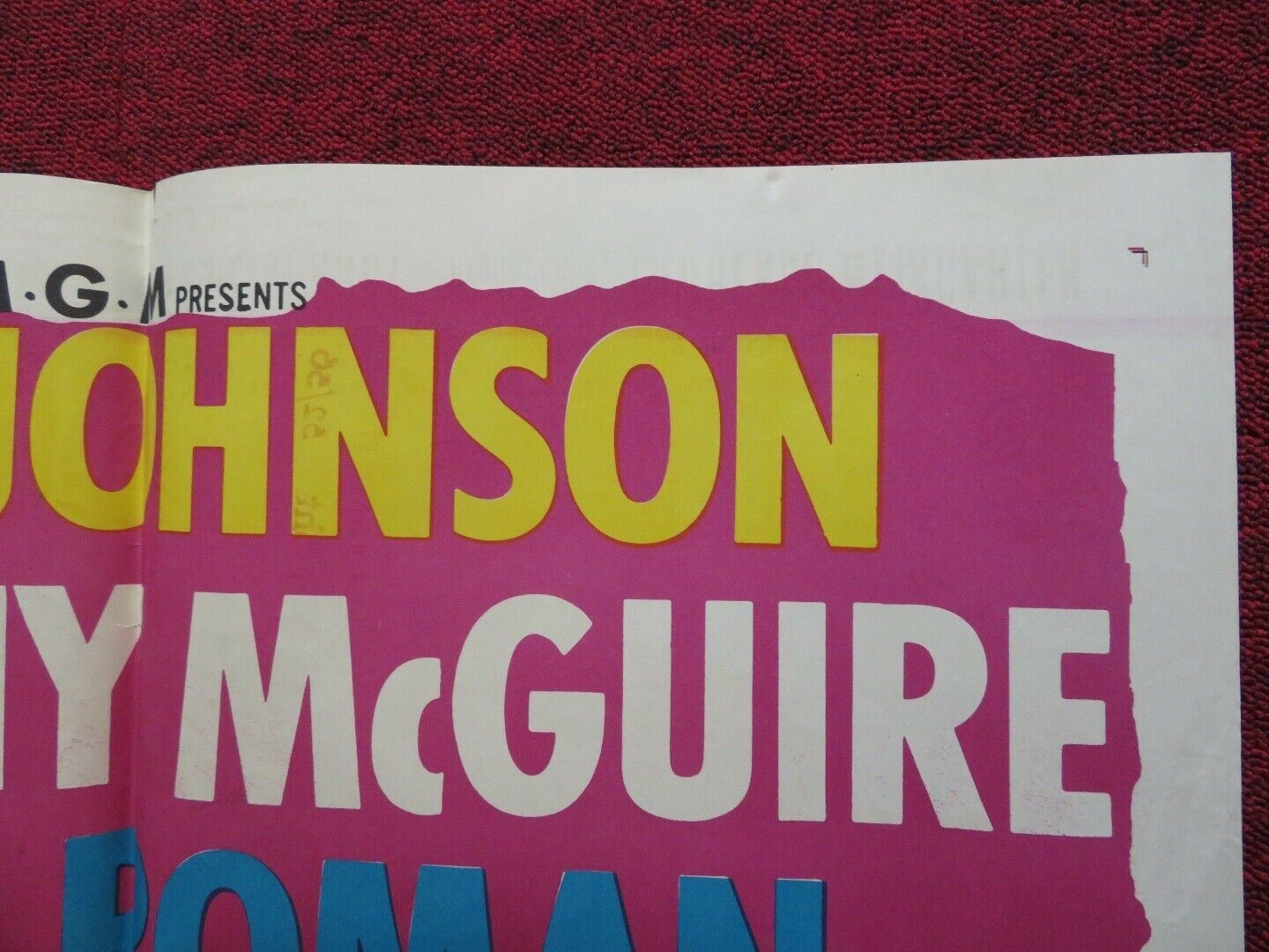 INVITATION FOLDED US ONE SHEET POSTER VAN JOHNSON DOROTHY MCGUIRE 1952 52/56 - Rendezvous Cinema