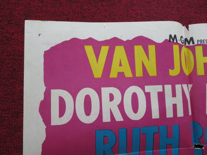 INVITATION FOLDED US ONE SHEET POSTER VAN JOHNSON DOROTHY MCGUIRE 1952 52/56 - Rendezvous Cinema