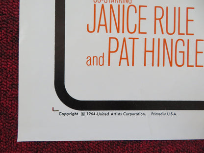 INVITATION TO A GUNFIGHTER FOLDED US ONE SHEET POSTER Y. BRYNNER G.SEGAL 1964 Rendezvous Cinema Movie posters