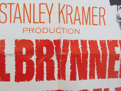 INVITATION TO A GUNFIGHTER FOLDED US ONE SHEET POSTER Y. BRYNNER G.SEGAL 1964 Rendezvous Cinema Movie posters